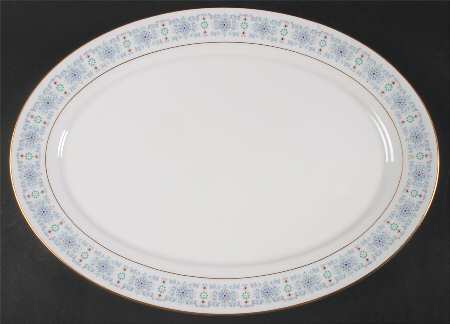Tivoli 16" Oval Serving Platter by Oxford (Div of Lenox)
