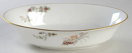 Tranquility 10" Oval Vegetable Bowl