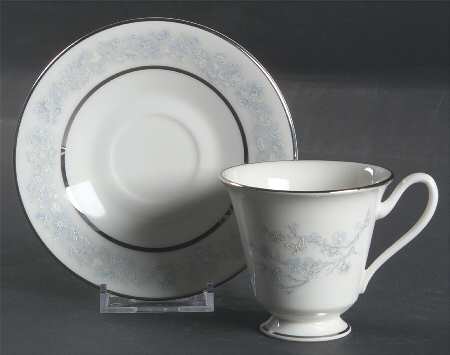 Twilight Dell Footed Demitasse Cup & Saucer Set
