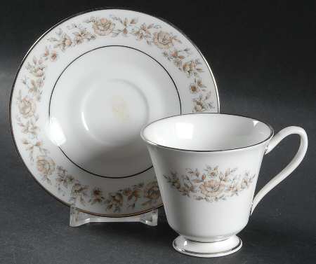 Wakefield Footed Demitasse Cup & Saucer Set