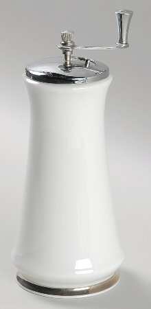 White Echo Pepper Mill