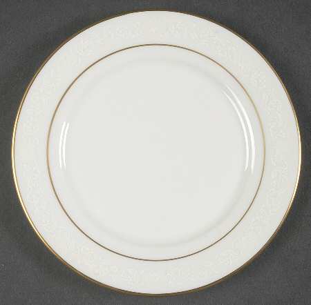 White Lace Bread & Butter Plate by Oxford (Div of Lenox)