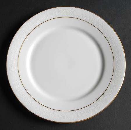 White Lace Salad Plate by Oxford (Div of Lenox)