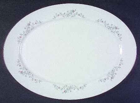 Windflower 17" Oval Serving Platter