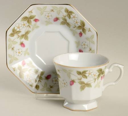 Spring Song Footed Cup & Saucer Set