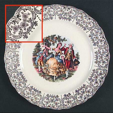 Minuet Luncheon Plate