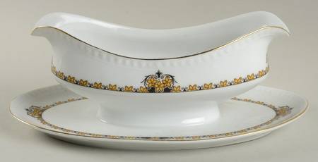 OHM2 Gravy Boat with Attached Underplate