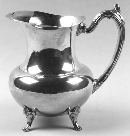 Georgian Scroll (Silverplate, Hollowware) Silverplate Water Pitcher