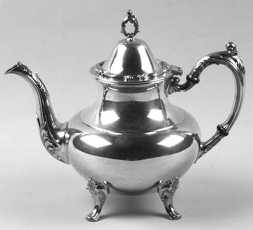 Georgian Scroll (Silverplate, Hollowware) Teapot