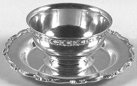 Georgian Scroll (Silverplate, Hollowware) Sauce/Gravy Boat