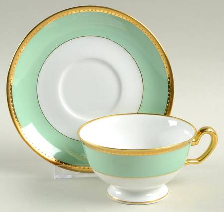 Maygreen Footed Cup & Saucer Set