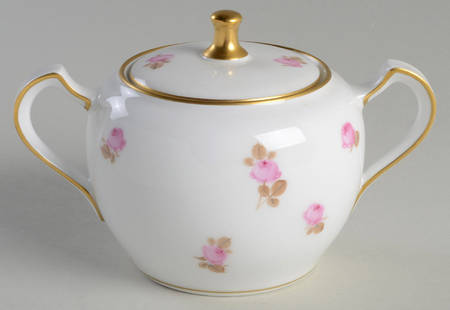 Rose Sugar Bowl & Lid