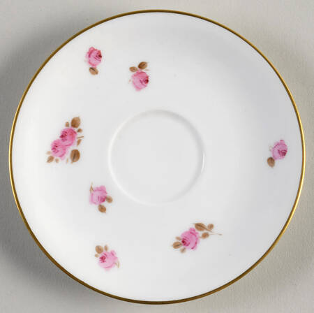 Rose Saucer for Demitasse Cup