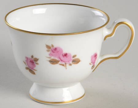 Rose Footed Demitasse Cup