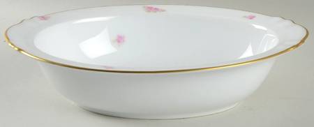 Rose 10" Oval Vegetable Bowl
