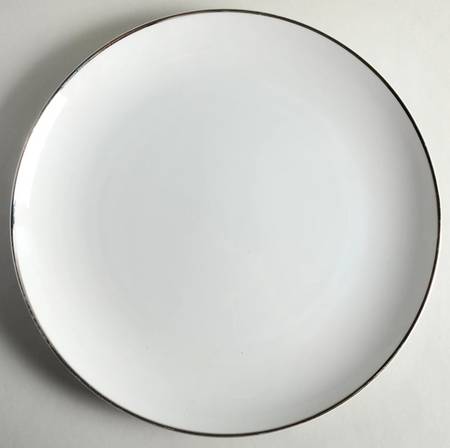 Distinction White 12" Chop Plate (Round Platter)