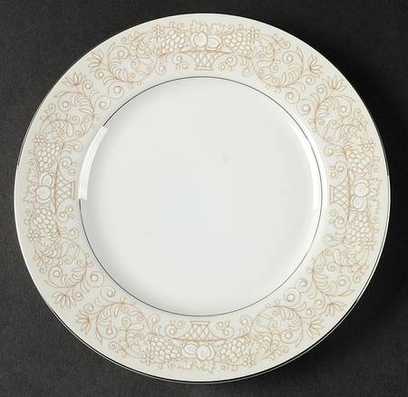 Golden Glow Salad Plate