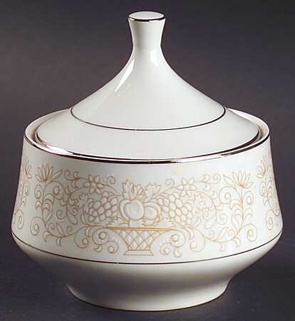 Golden Glow Sugar Bowl & Lid