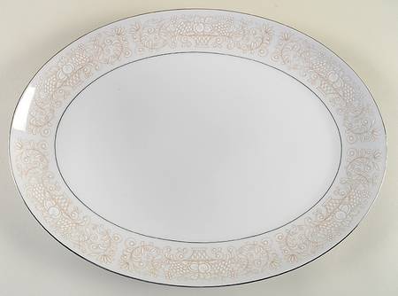 Golden Glow 16" Oval Serving Platter