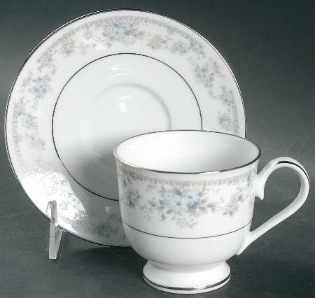 Heiress Footed Cup & Saucer Set