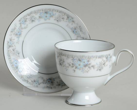 Heiress Footed Demitasse Cup & Saucer Set