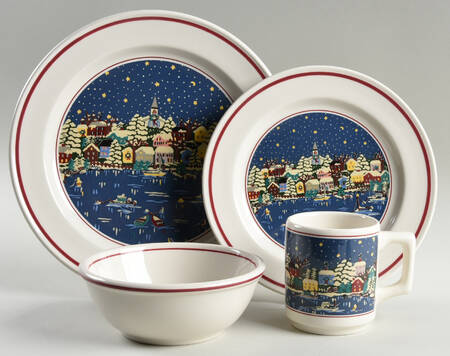 Holiday Harbor 4 Piece Place Setting