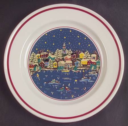 Holiday Harbor Salad Plate