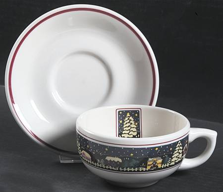 Holiday Harbor Oversized Cup & Saucer Set