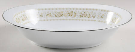 Milady 10" Oval Vegetable Bowl