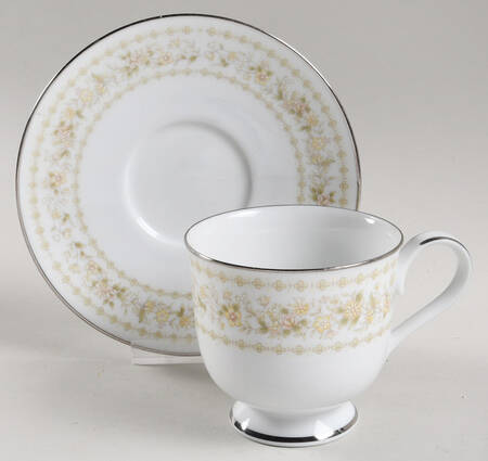Milady Footed Cup & Saucer Set