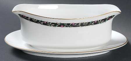 Serenade Gravy Boat with Attached Underplate