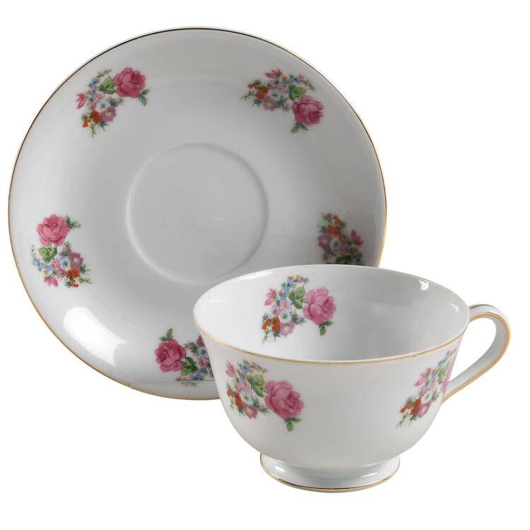 ORI3 Footed Cup & Saucer Set