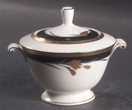 24K Black Sugar Bowl & Lid