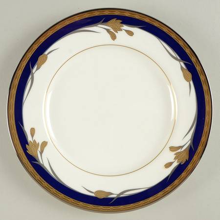 24K Cobalt Blue Salad Plate