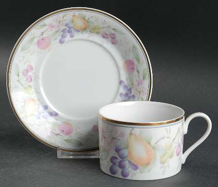 Autumn Glory Flat Cup & Saucer Set