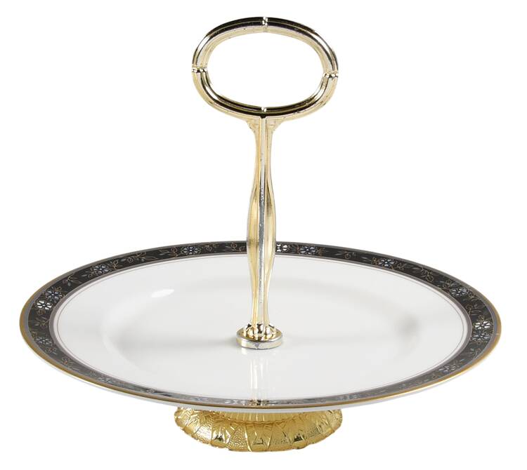 Aviance Black 6" - 7" Tidbit (from Salad Plate) HC