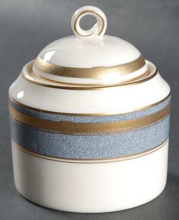 Baronesse Gray Sugar Bowl & Lid