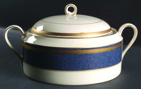Baronesse Lapis Round Covered Vegetable