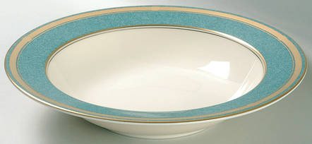 Baronesse Teal 10" Round Vegetable Bowl