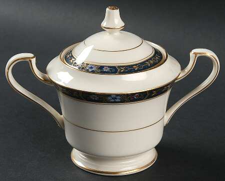 Cloisonne Sugar Bowl & Lid
