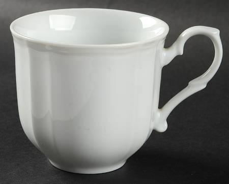 Classic Tradition White Flat Cup