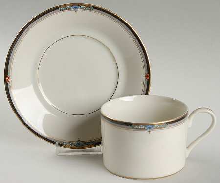 Crawford Flat Cup & Saucer Set