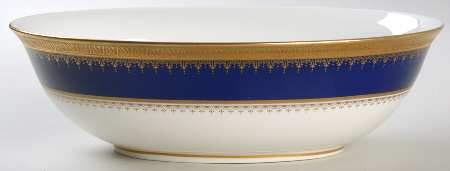 Dinner At Eight 9" Oval Vegetable Bowl