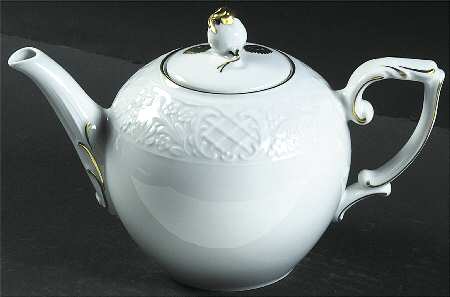 Dresden Gold Teapot & Lid