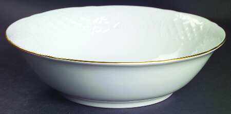Dresden Gold 9" Round Vegetable Bowl