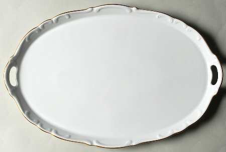 Dresden Gold 16" Oval Serving Platter