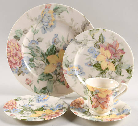 English Tapestry 5 Piece Place Setting