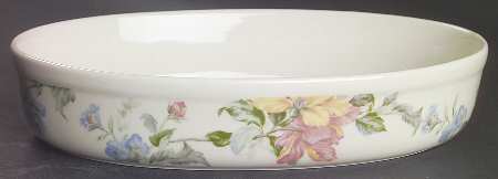 English Tapestry 10" Oval Baker