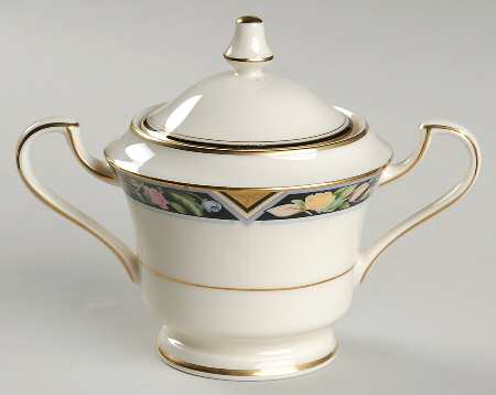 Fleur Royale Sugar Bowl & Lid