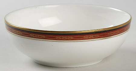 Gold Bracelet Red Fruit/Dessert (Sauce) Bowl